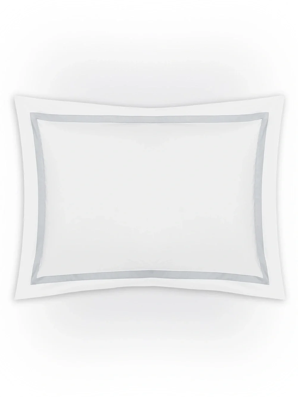 Matouk KING SHAM 21x36 Lowell Silver 600 Thread Percale 100% Egyptian Cotton